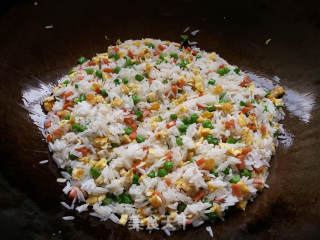 Fried Rice with Olive Vegetable and Egg recipe