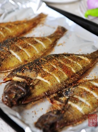 Grilled Partial Fish with Chili and Cumin