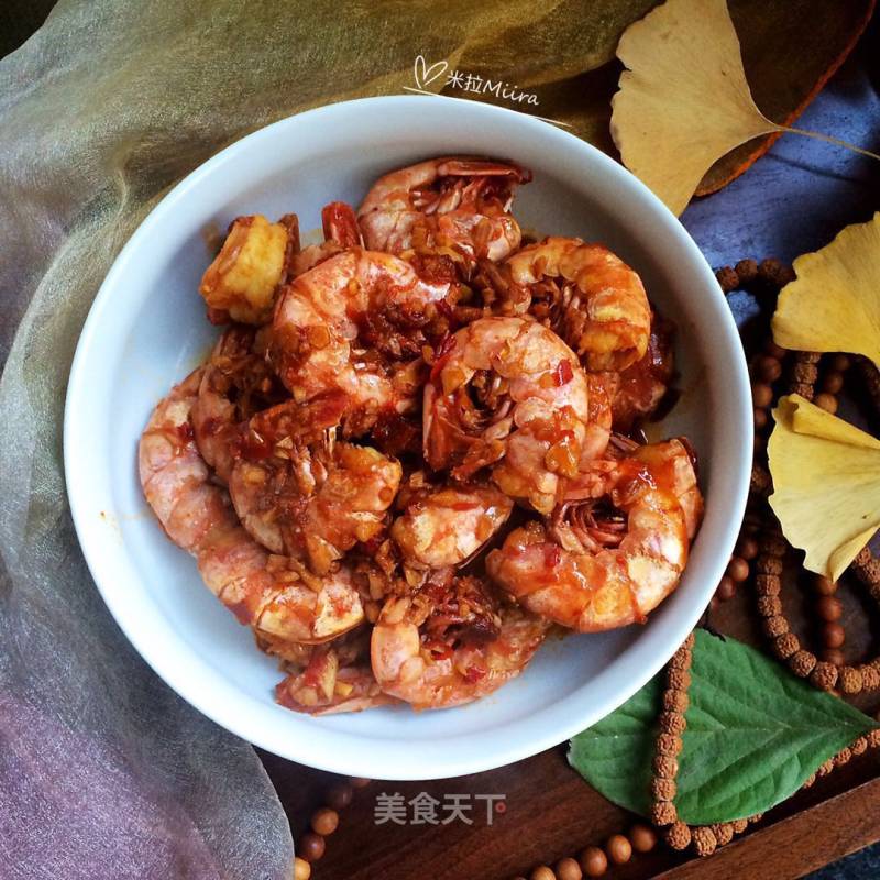 Braised Argentine Red Shrimp in Sauce recipe