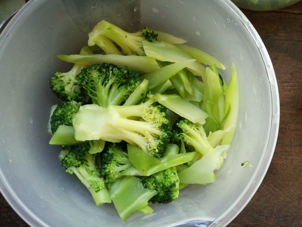 Broccoli Fried Shrimp recipe