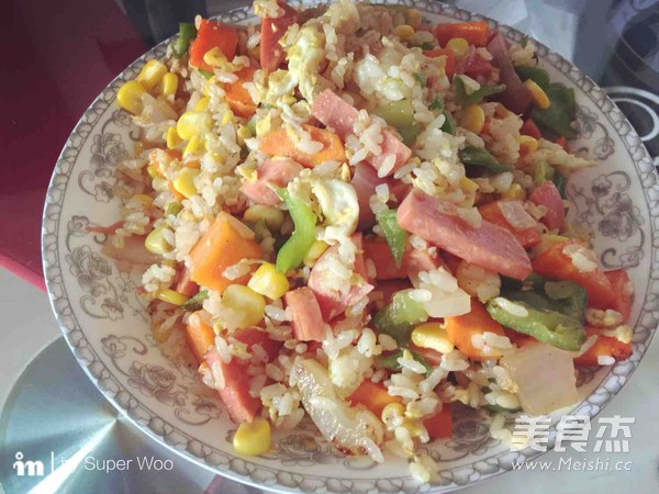 Special Soy Sauce Chowder Fried Rice recipe