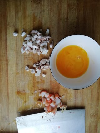 Mushroom Shrimp Steamed Egg recipe