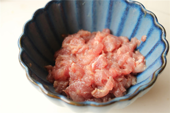 Steamed Baby Vegetables with Minced Pork Vermicelli recipe