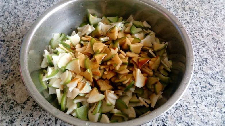 Mixed Green Radish recipe