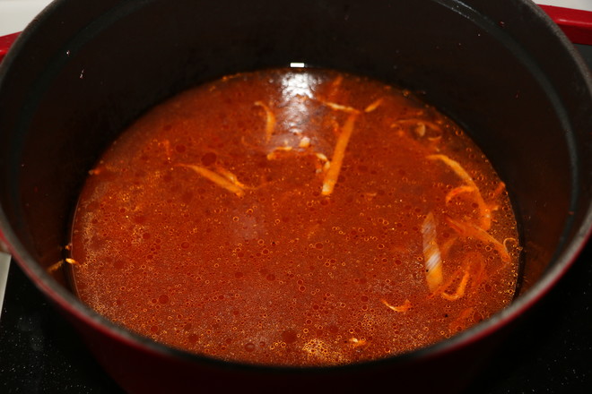 Tomato Sauce Tofu Soup recipe