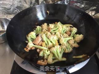 Dry Stir-fried Organic Cauliflower recipe