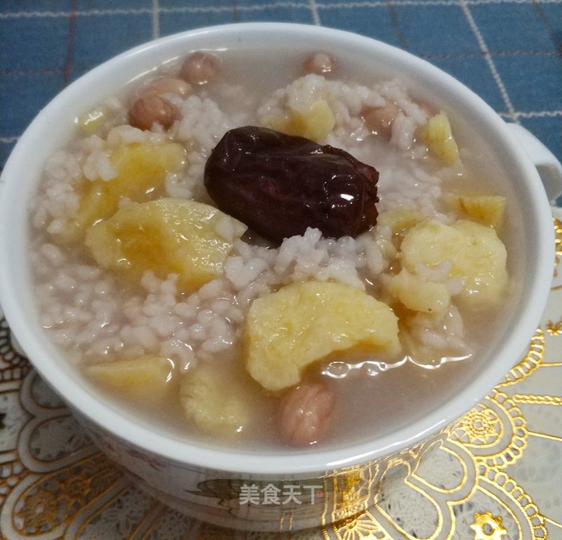 Peanut Sweet Potato Rice Soup recipe