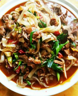 #妈妈的味# Spicy Lamb recipe