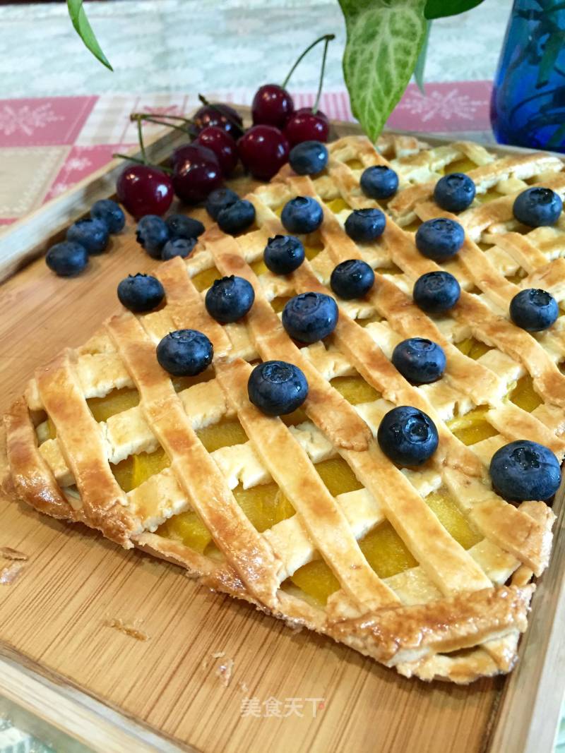 #aca烤明星大赛#mango Pie with Milky Flavor recipe