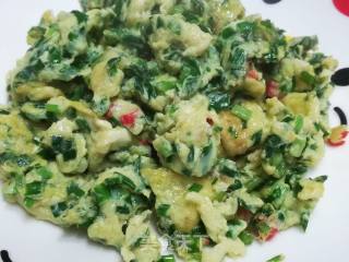 Scrambled Eggs with Leek recipe