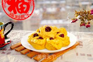 Flower Steamed Cake recipe