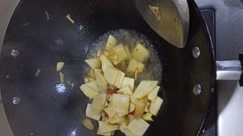 Braised Winter Bamboo Shoots with Bacon recipe