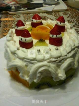 Christmas Snow Baby Cake recipe