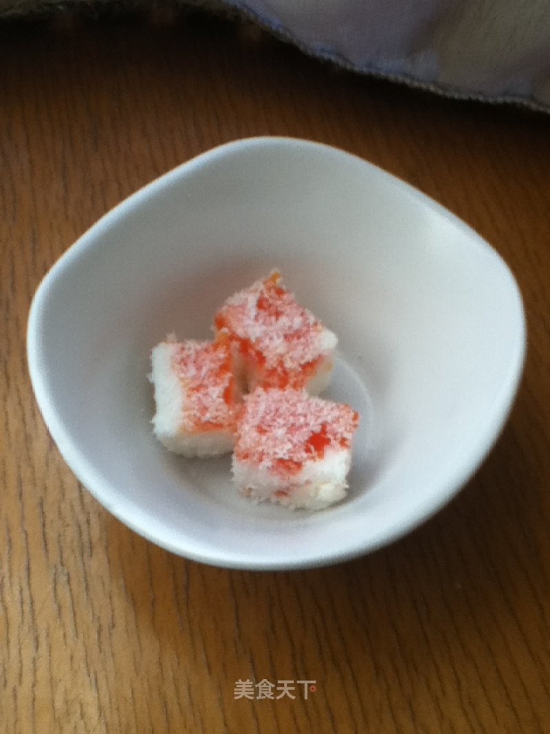 Small Dessert---papaya Coconut Milk Jelly
