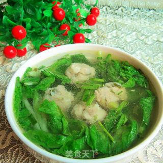 Vegetable Meatball Soup recipe