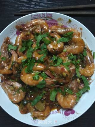 Braised Shrimp in Tomato Sauce recipe