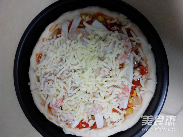 Seafood Pizza recipe