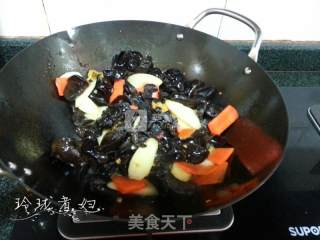 Fried Fungus with Yam recipe