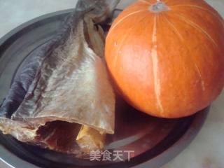 Pumpkin Steamed Preserved Fish recipe