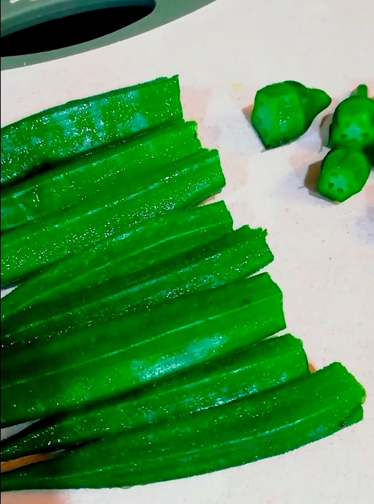 Okra Mix and Eat recipe