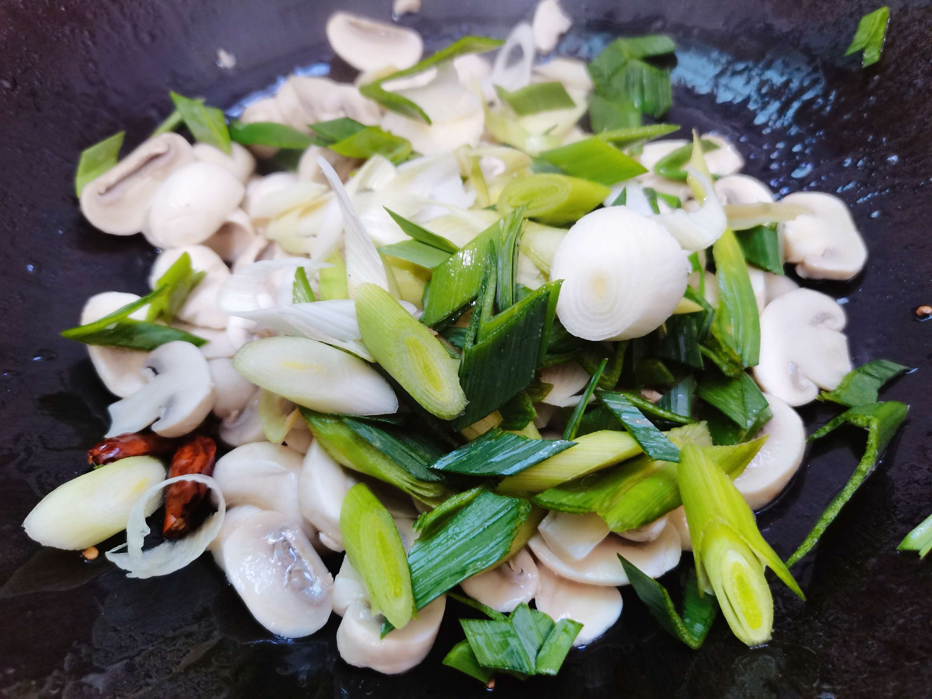 Tricholoma Scallion recipe