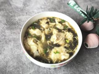 Large Wontons with Mushroom Minced Pork recipe