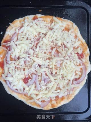 Ham and Bacon Pizza recipe