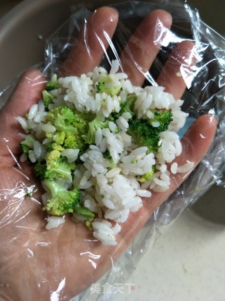 Broccoli Chicken Rice Ball recipe