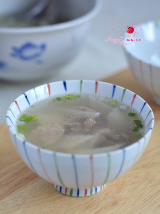 Microwave Version of Sliced Pork and Yam Soup recipe