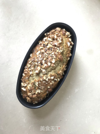 1 Minute Quick Nutritious Breakfast: Banana Walnut Hazelnut Cake recipe