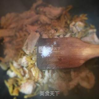 Stir-fried Pork with Mustard recipe