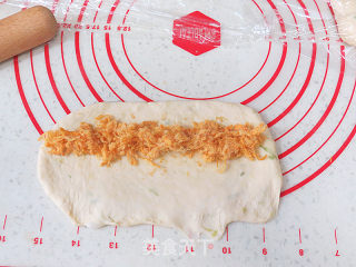 Savoury and Delicious ~【scallion Pork Loaf Braid Bread】 recipe