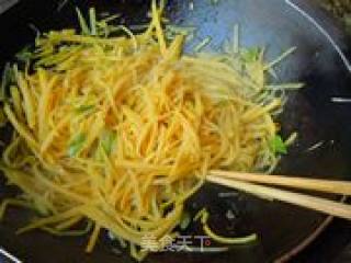 Vinegar Sweet Potato Shreds recipe