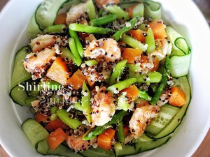 Quinoa Reduced Fat Salad [end of Mix and Match] recipe