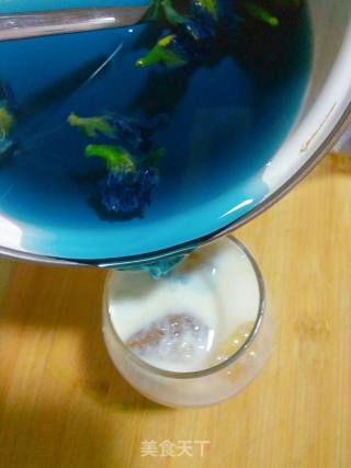 Summer Drink: Butterfly Pea Flower Honey Milk recipe