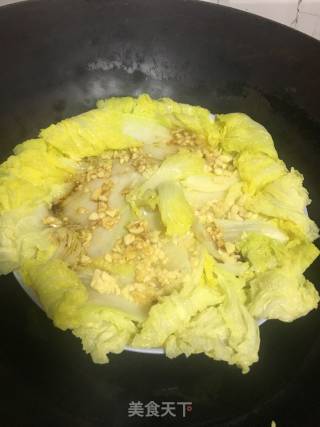 Steamed Baby Vegetables with Gold and Silver Garlic recipe