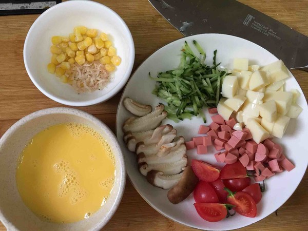 Tofu Ham Egg Drop Soup (ten Minutes Fast Nutritious Soup ¥ recipe