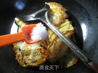 #trust of The Beauty# Dried Tofu with Lotus Leaf Egg and Orchid recipe