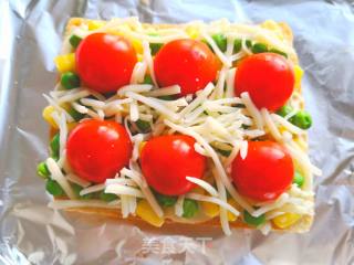 Cheese and Vegetable Toast recipe