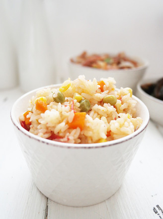 A Whole Tomato Rice-sprouting Rice in Vegetarian Broth recipe