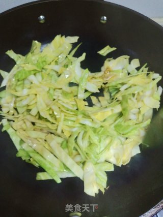 Stir-fried Shredded Cabbage recipe