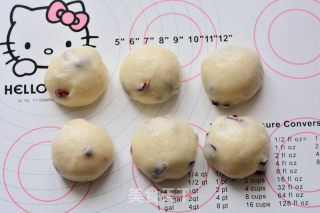 Pumpkin Cranberry Mochi Ou Bun recipe