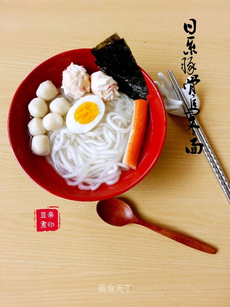 Japanese Pork Bone Udon Noodles