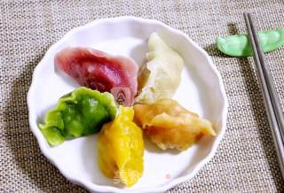 Five-color Dumplings recipe