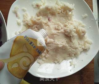 Purple Potato Yam Puree recipe