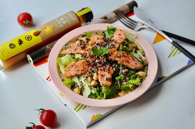 Original Lux Quinoa-salmon Quinoa Salad recipe