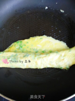 Thick Egg Roast with Garlic Moss recipe