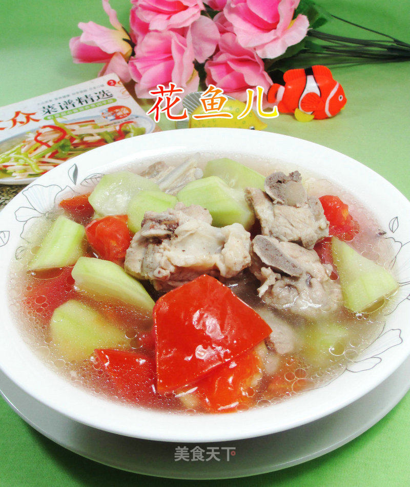 Tomato Long Melon Pork Rib Soup recipe