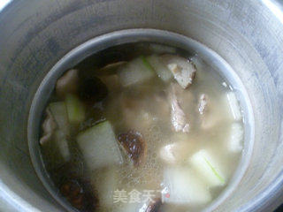 Mushroom and Winter Melon Pork Rib Soup recipe