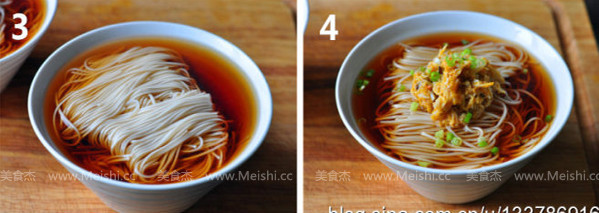 Crab Noodle Yang Chun Noodles recipe